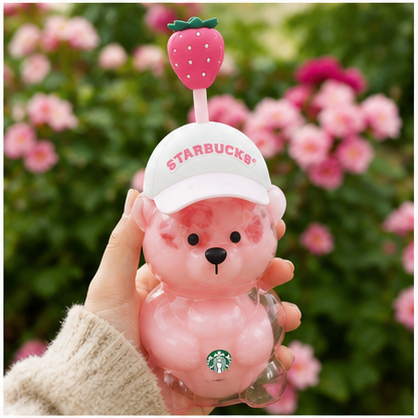 Starbucks bear cup strawberry edition