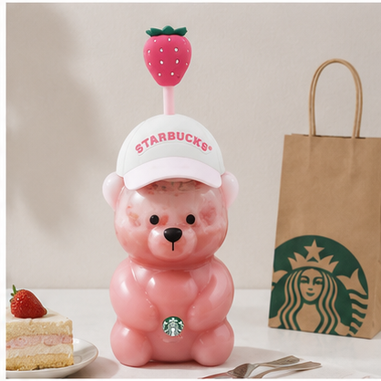 Starbucks bear cup 2026 pink